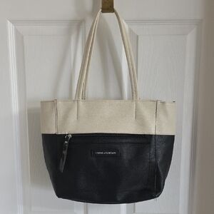 Stone Mountain USA Two-Tone Italian Leather Shoulder Bag/Purse/Hand Bag